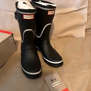 New Hunter Women’s Original Short Reflective Rain Boots Sz 9 Eu 40/41